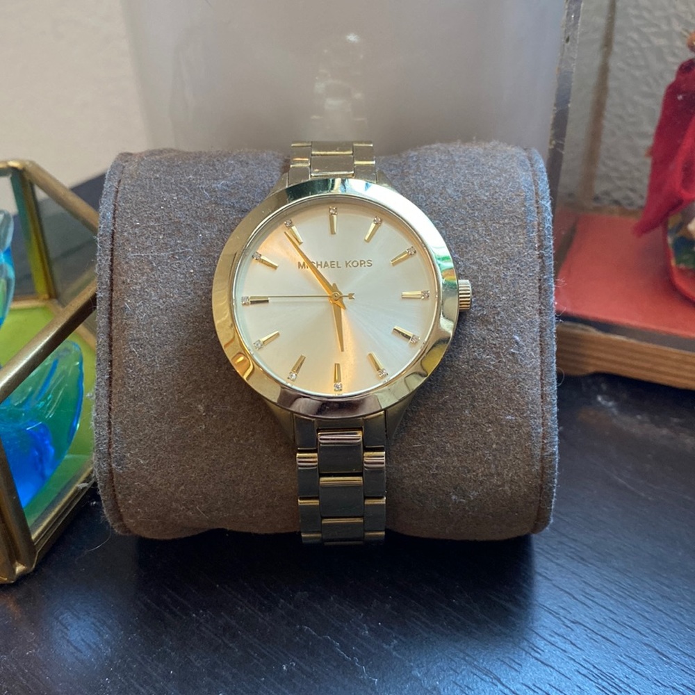 Michael Korea Womens Lennox Three Hand Watch